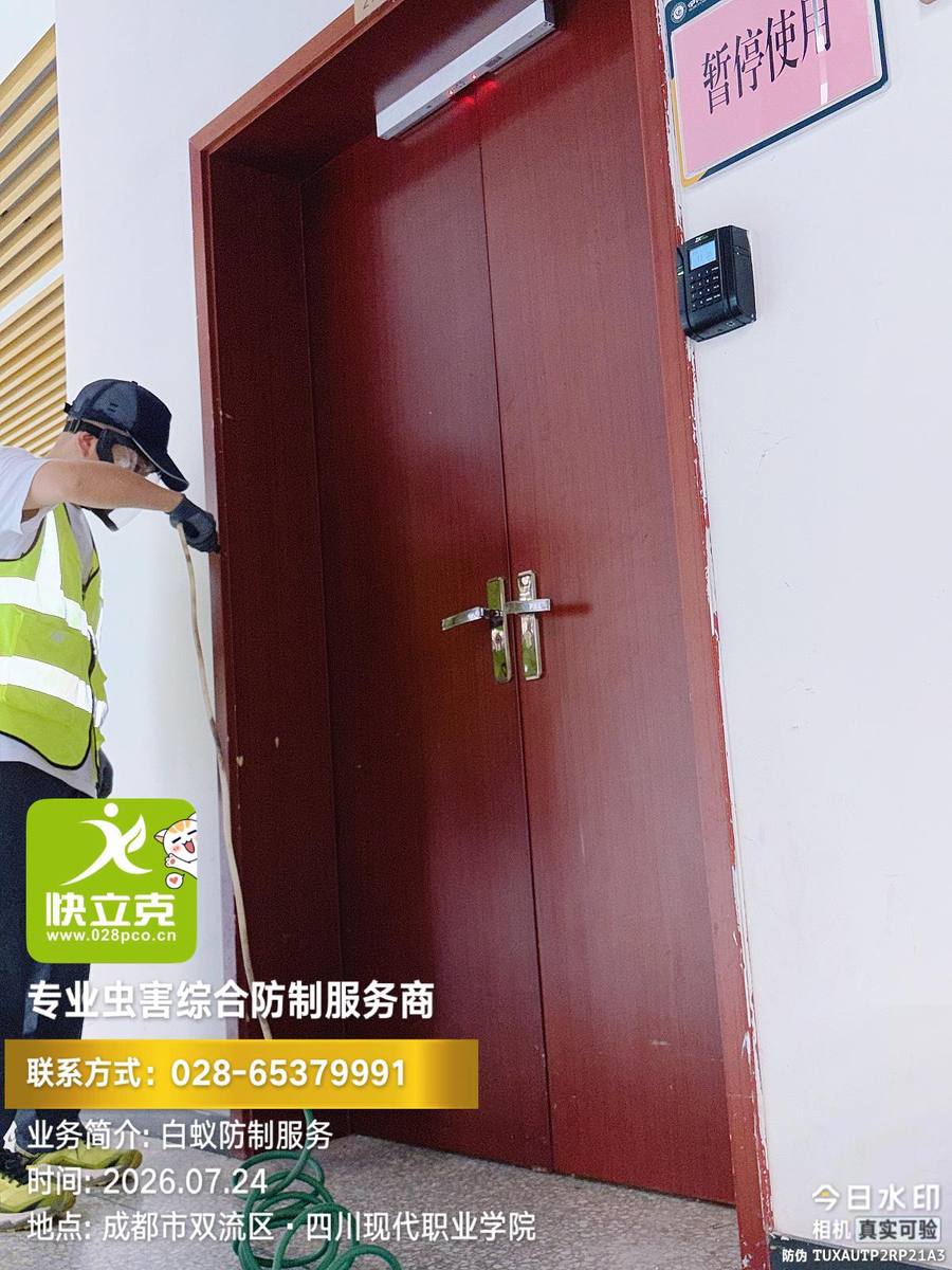 四川现代职业学院白蚁灌注施工|钻孔点位定位