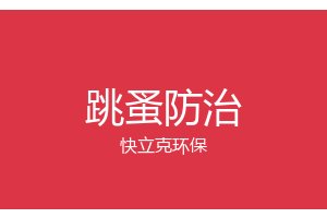 成都跳蚤防治_灭跳蚤公司_快立克环保