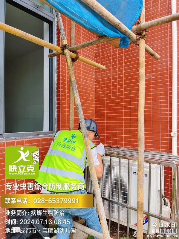龙泉驿区宝狮湖幼儿园-厨房蟑螂防治-餐具存放区避让防护