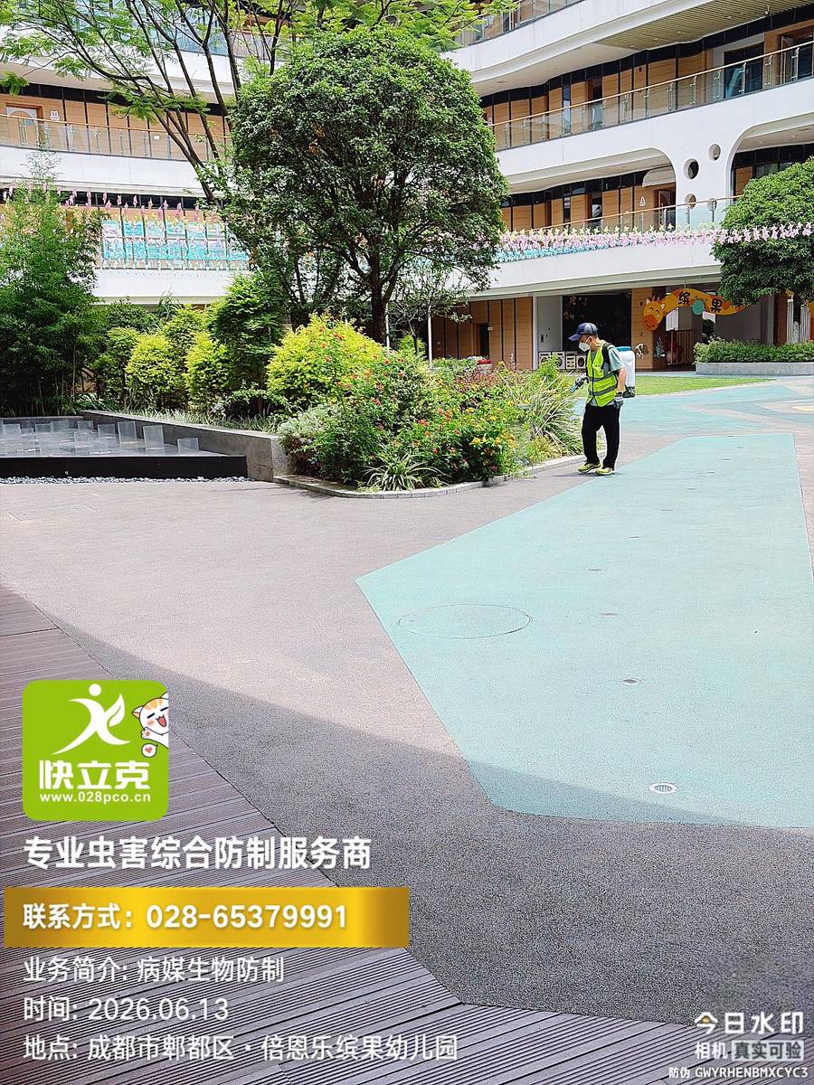 郫都区倍恩乐·缤果幼儿园-粘捕点位密度记录